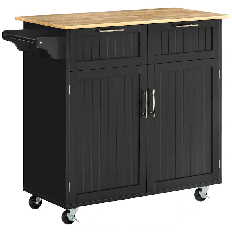 41 Modern Rolling Kitchen Island On Wheels(no include stool)