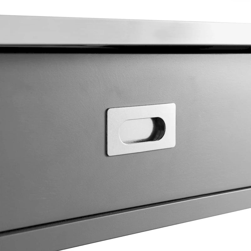 Stainless Steel Top Kitchen Island Cart - 37H x 42W x 20D