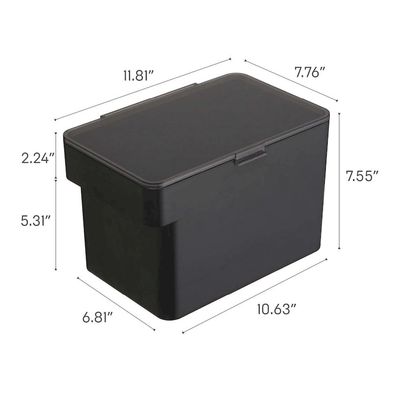 Airtight Polypropylene Pet Food Container with Scoop, Medium, 8 lb