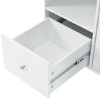 Carrito de cocina con ruedas, superficie abatible de madera de caucho y almacenamiento